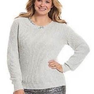 NWOT Lane Bryant Sweater Embellished